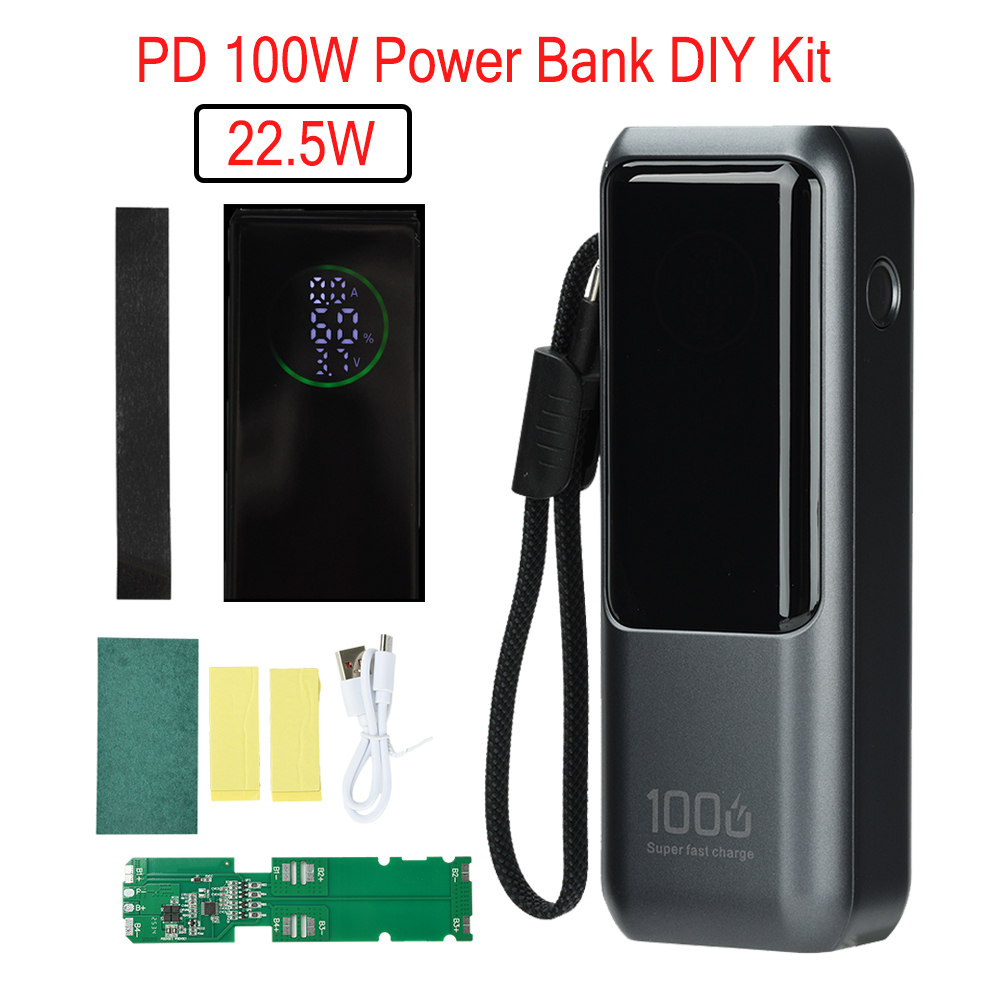 PD 100W Fast Charging Power Ba - Matte Hard Pc Back Case recension och pris