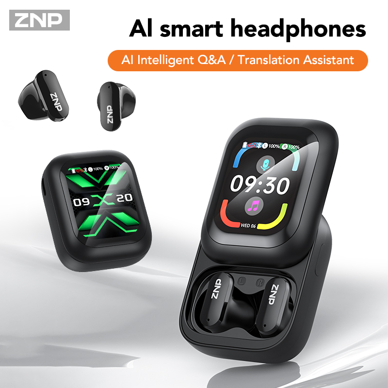 ZNP N04 TWS Wireless Earbuds W - Matte Hard Pc Back Case recension och pris