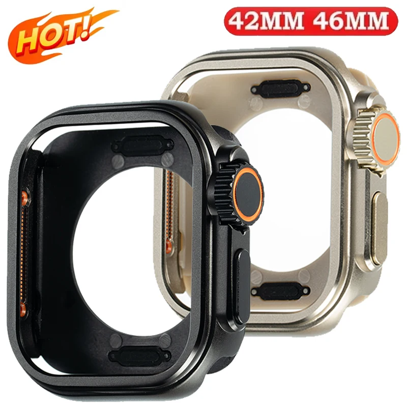 Metal+Plastic Case for Apple W - Clear Shockproof Bumper Case recension och pris