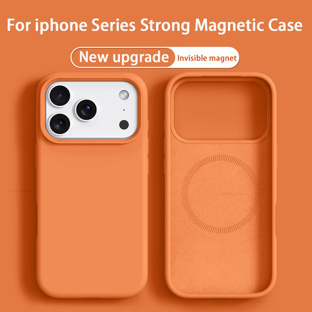 Original Magnetic For MagSafe  - Liquid Silicone Magnetic Phone Case recension och pris