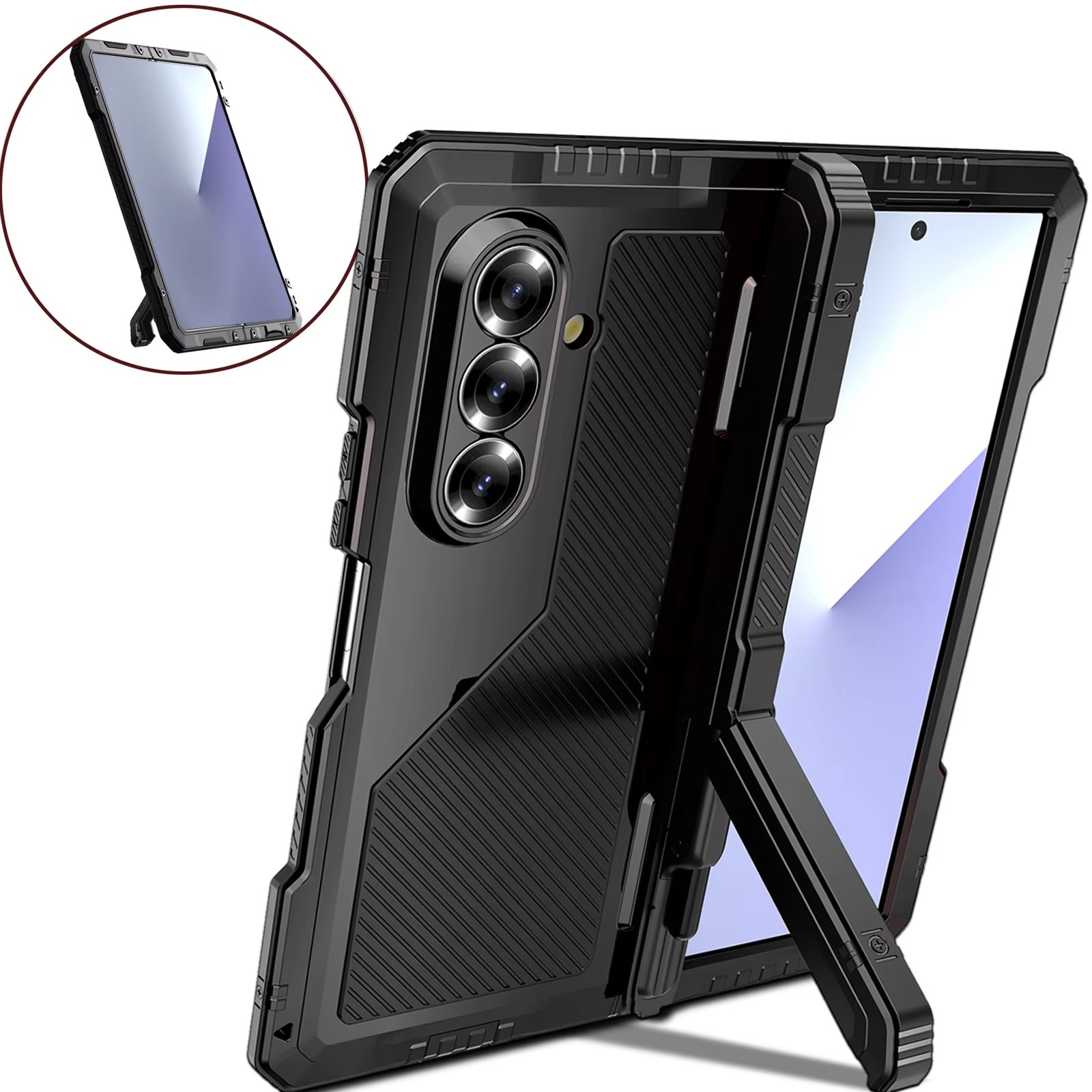 For Saumsung Z Fold 7 6 5 4 Mi - Heavy Duty 360 Full Body Protective Case recension och pris