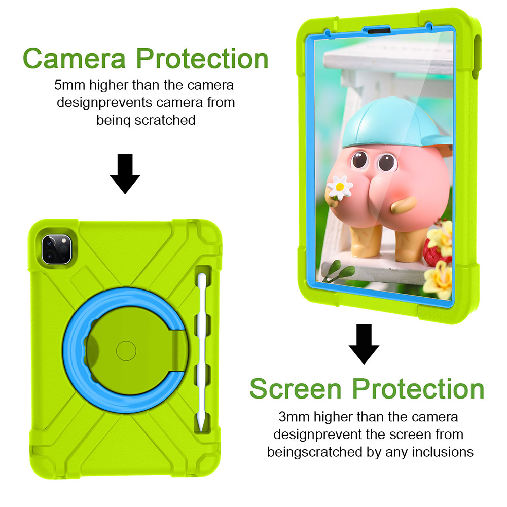 360° Rotating Ring Stand Case  - Heavy Duty 360 Full Body Protective Case recension och pris